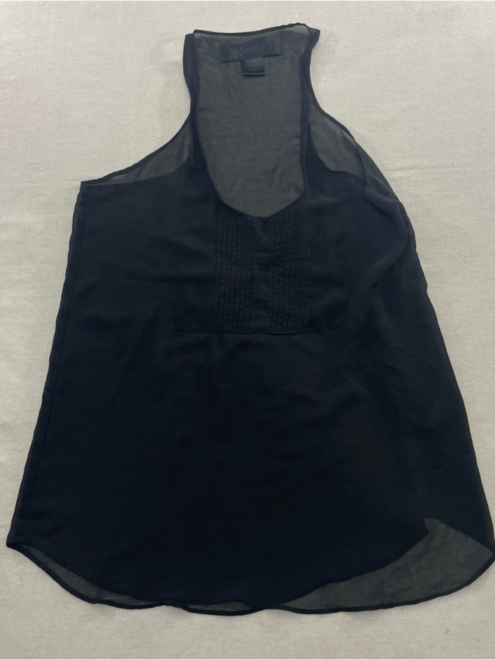 Kardashian Kollection Women's Large Black Tank Top Dress